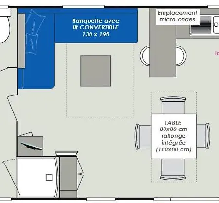 Mobil-home Confort Le Montourey キャンプ場 Fréjus